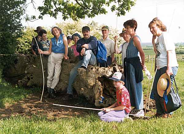 Photo of people gathering to take part in a walk